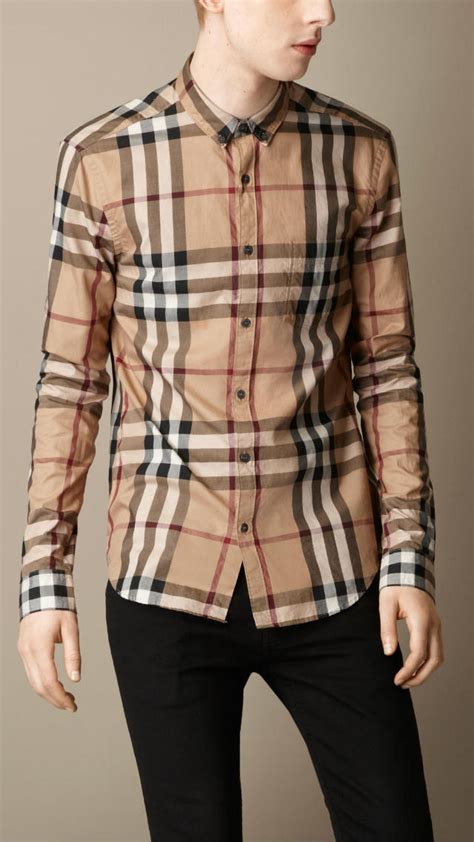 fake burberry long sleeve shirt|long sleeve burberry t shirt.